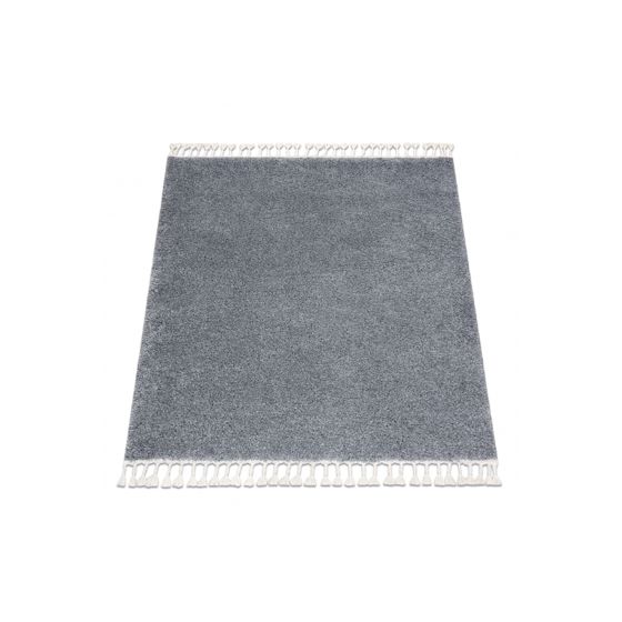 Matto BERBER square 9000 pyöreä Tupsut berbery Marokkolainen shaggy 160x160 cm