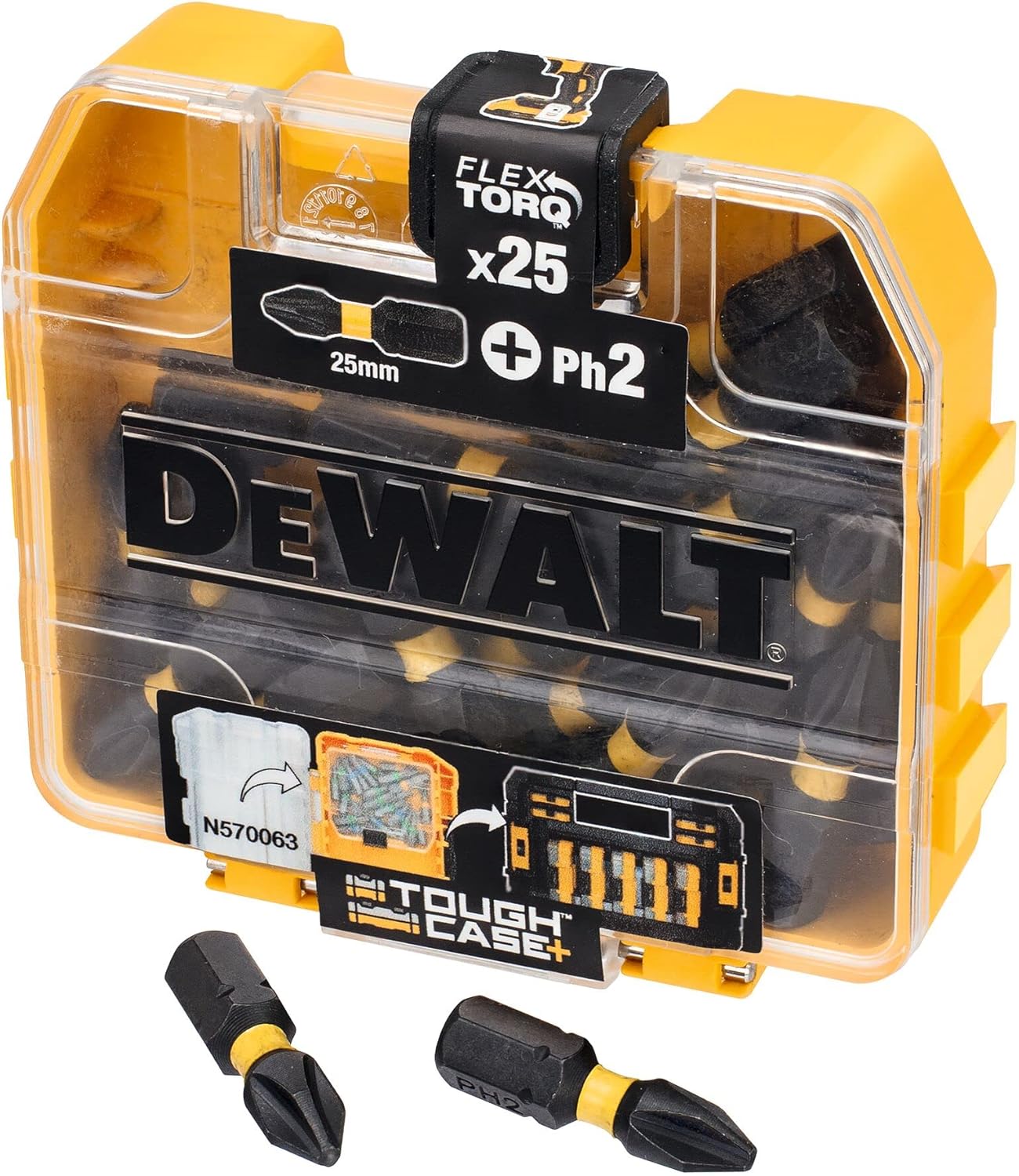 DeWalt Ruuvauskärjet Extreme FLEXTORQ PH2 25mm (25 kpl)