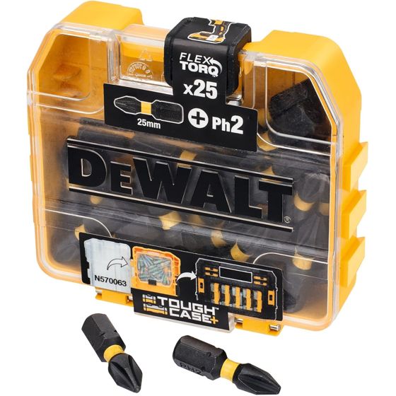 DeWalt Ruuvauskärjet Extreme FLEXTORQ PH2 25mm (25 kpl)