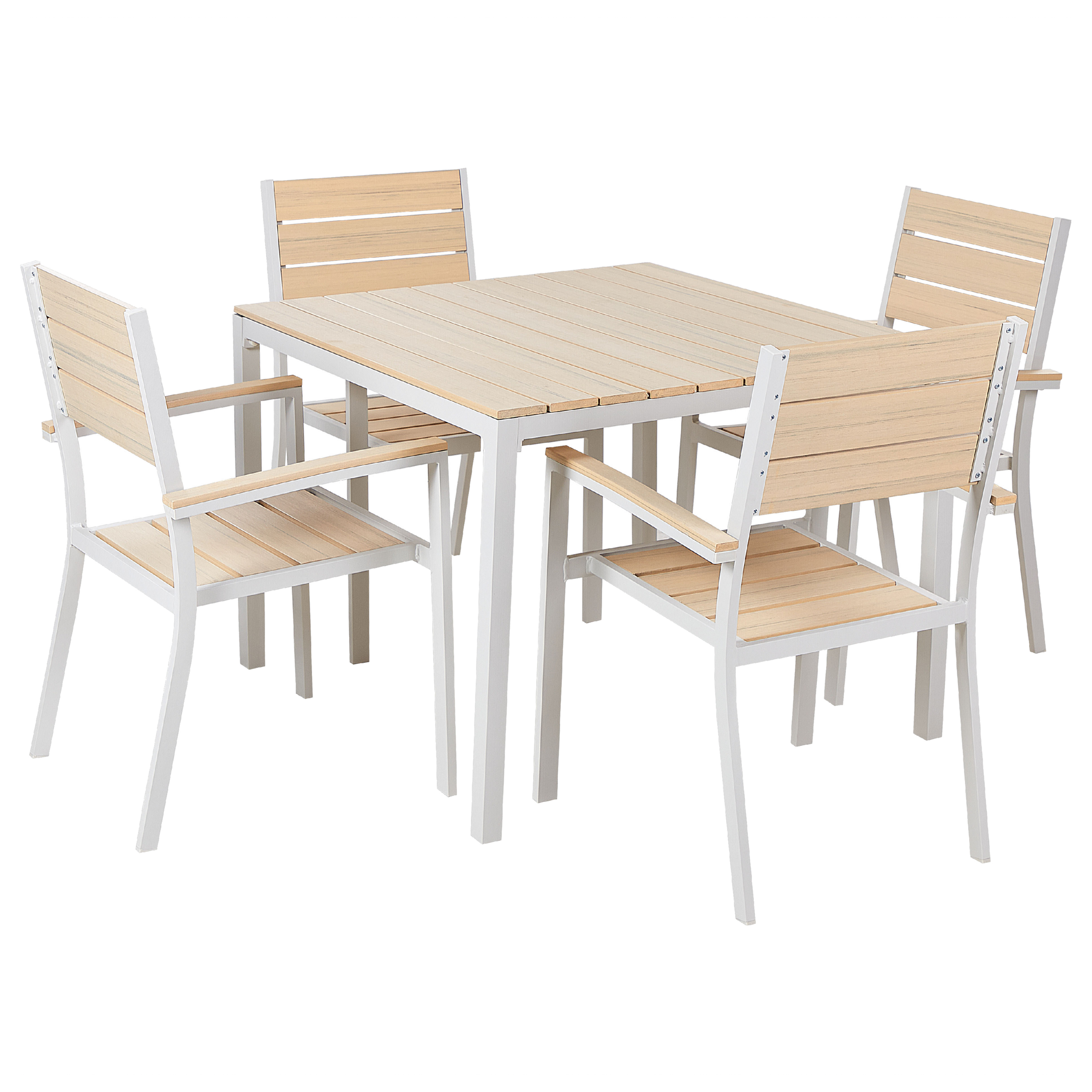 Ulkoruokailuryhmä 4-istuttava PRATO Beige