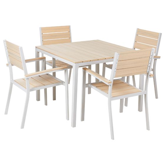 Ulkoruokailuryhmä 4-istuttava PRATO Beige
