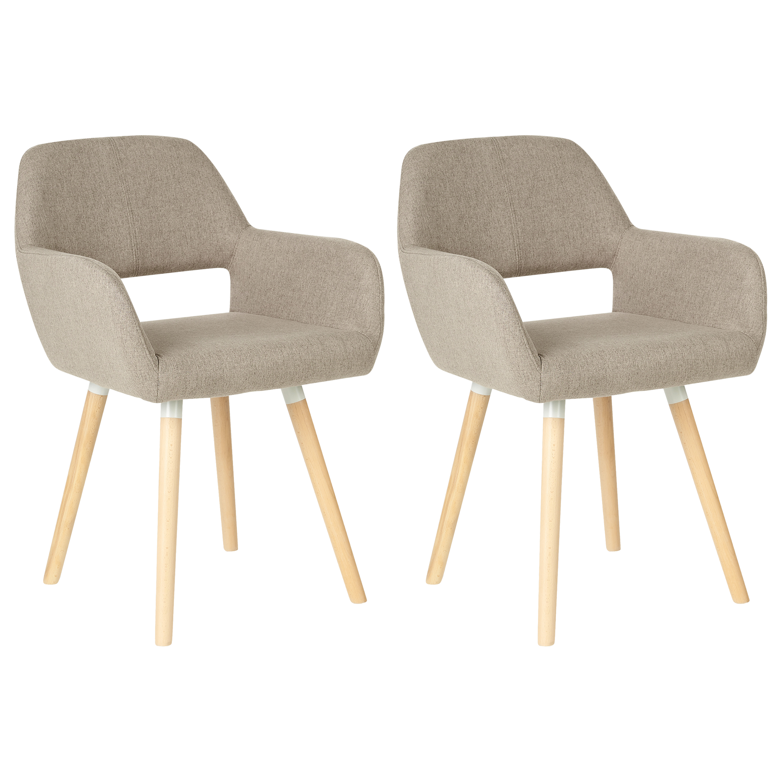 Ruokatuolisetti 2 kpl CHICAGO Ruskeanharmaa