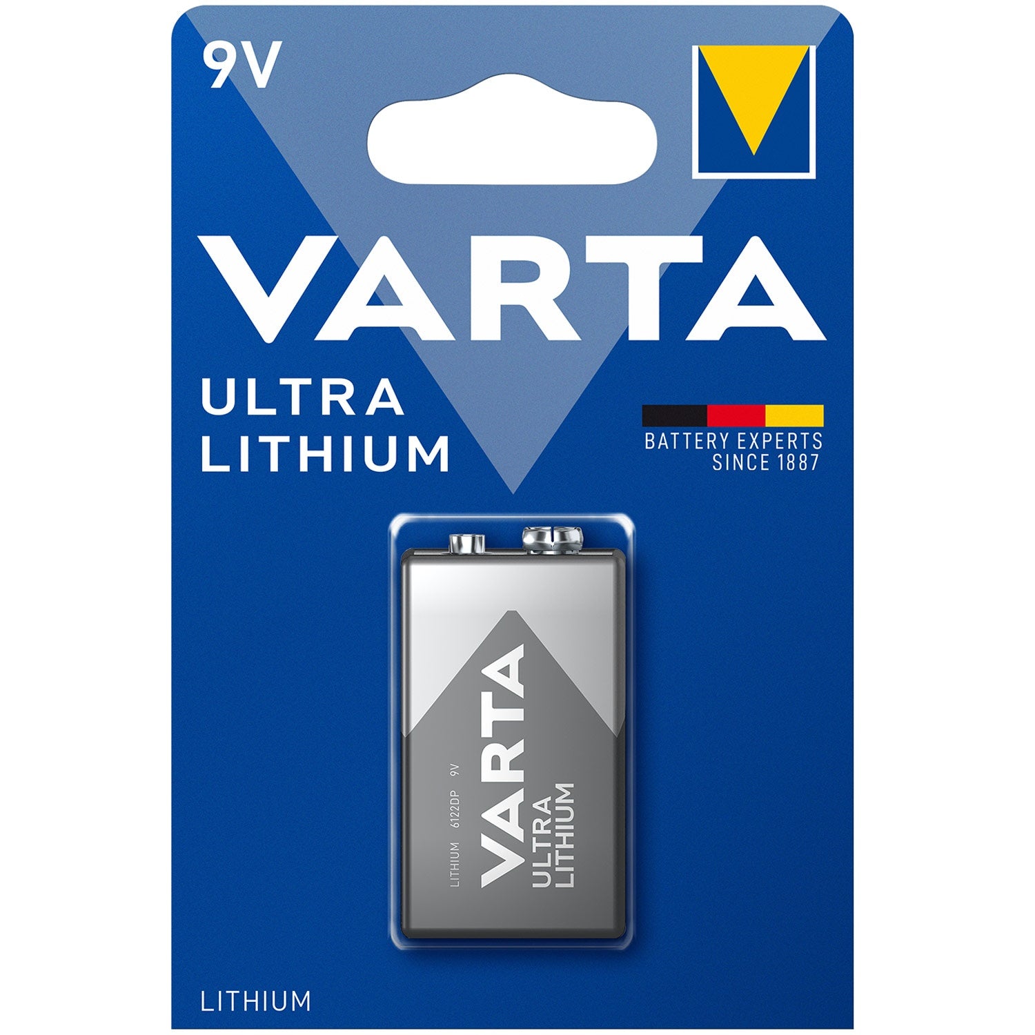 Ultra Lithium 9V -paristot 1 kpl