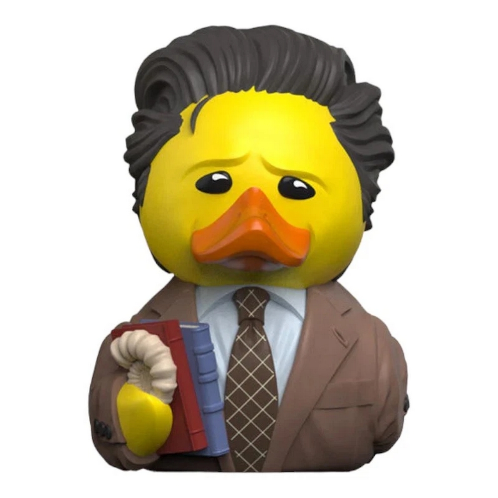 Friends – keräilyankka – Mini Ross – muovi, korkeus 5 cm – keräily, esillepano, Keltainen/ruskea