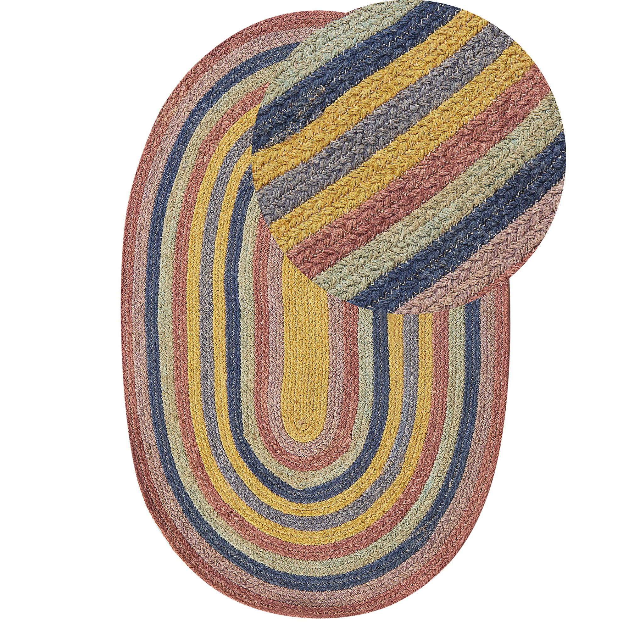 Lastenhuoneen matto PEREWI Monivärinen 70 x 100 cm juutti