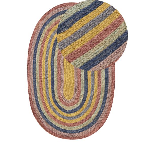 Lastenhuoneen matto PEREWI Monivärinen 70 x 100 cm juutti