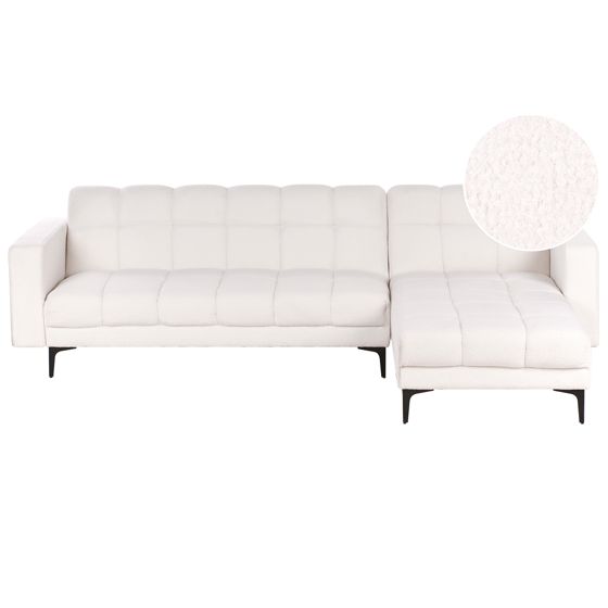 Moduulikulmavuodesohva ALNES buklee Valkoinen 4-istuttava