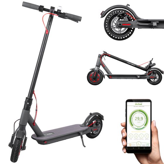 Sähköpotkulauta Rebel FAST WHEELS PRO 250W 8,5" 120 kg IP54 LED