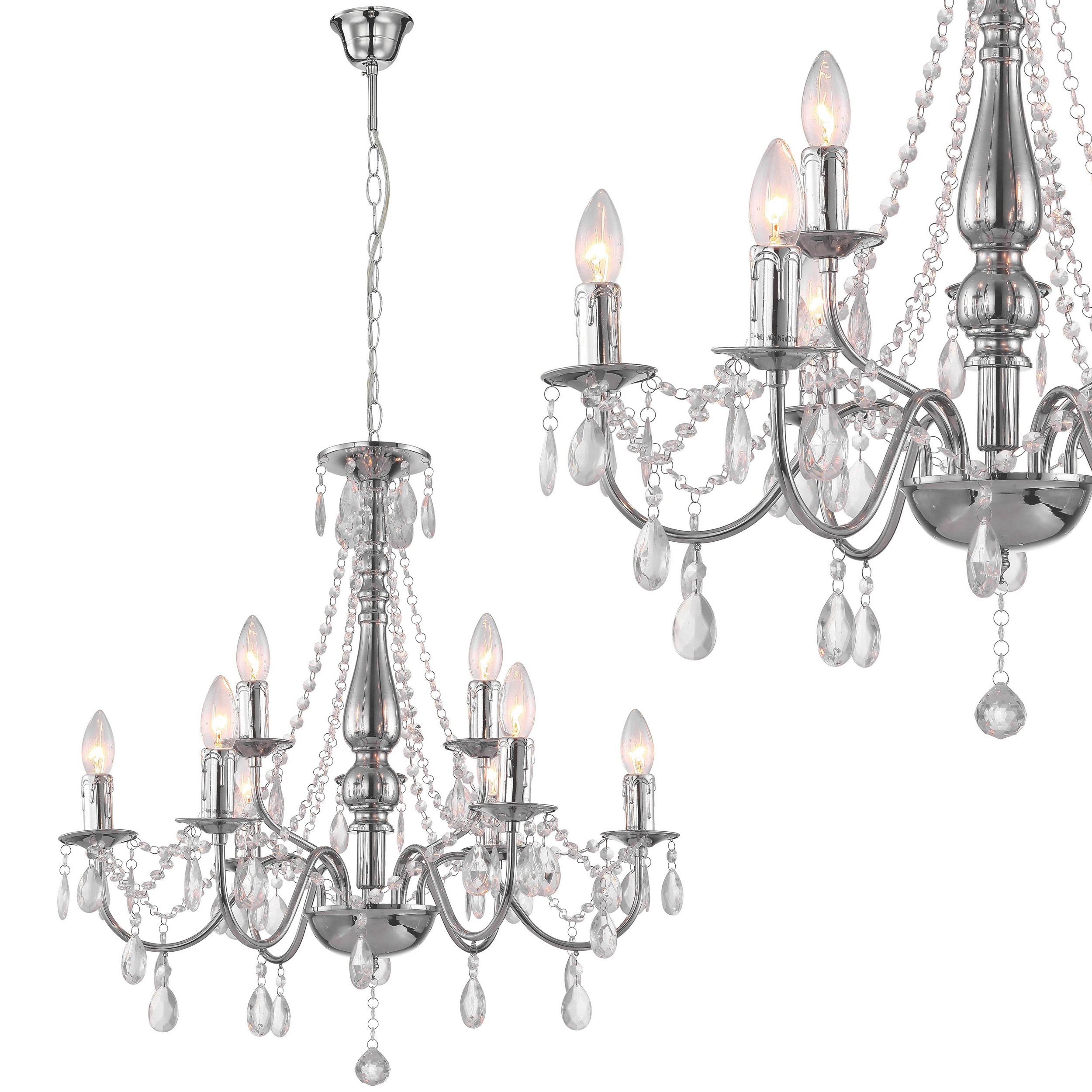 TOOLIGHT riippuvalaisin EBT016-9CP Kromi, 63x63x72cm