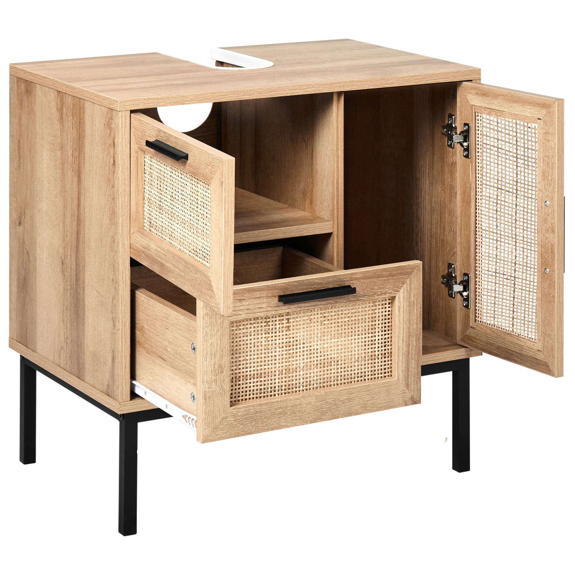 Allaskaappi ROSELL 60 cm Vaaleanruskea