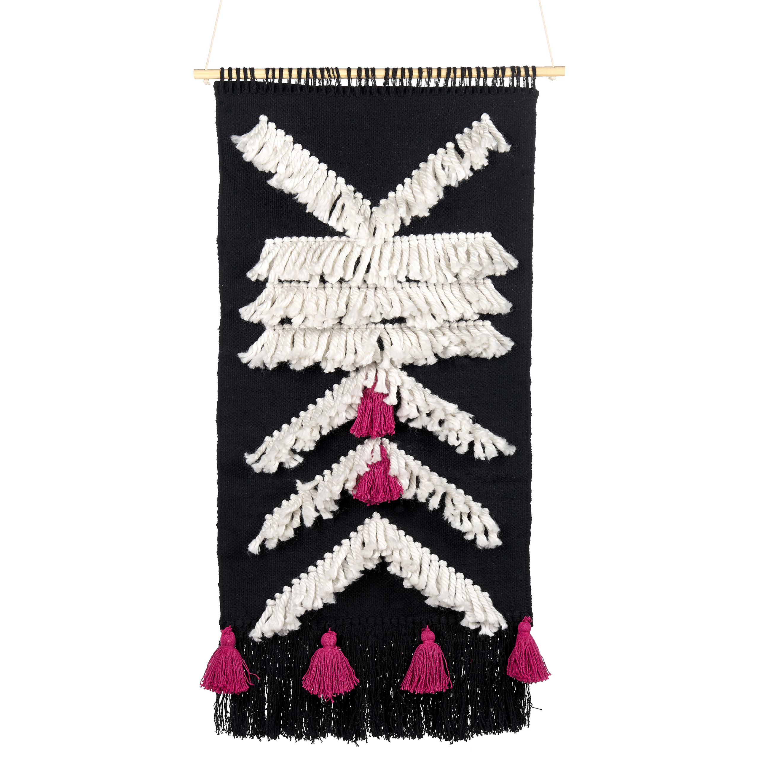 Seinävaate PAKPATTAN puuvilla 123 cm Musta