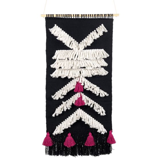 Seinävaate PAKPATTAN puuvilla 123 cm Musta