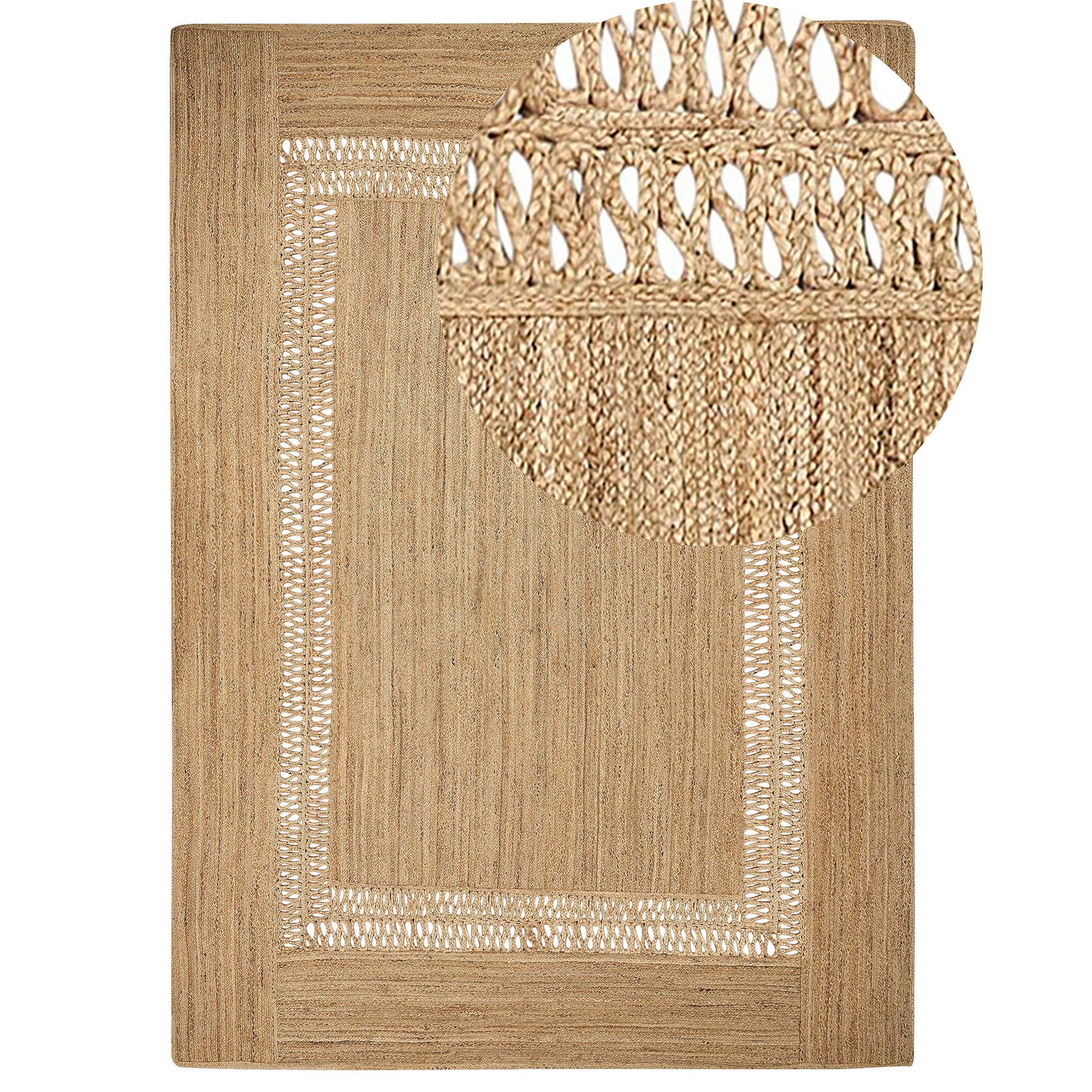 Matto YENIKOY Beige 160 x 230 cm juutti