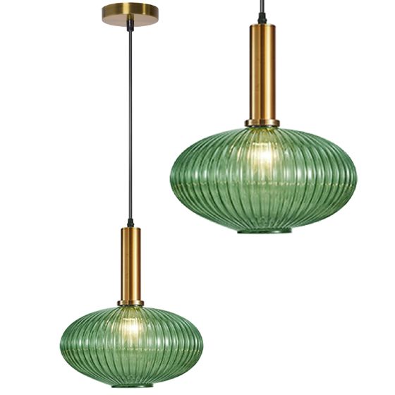 TOOLIGHT riippuva kattovalaisin APP465-1CP vihreä, 14, 5x24, 5x28, 5cm