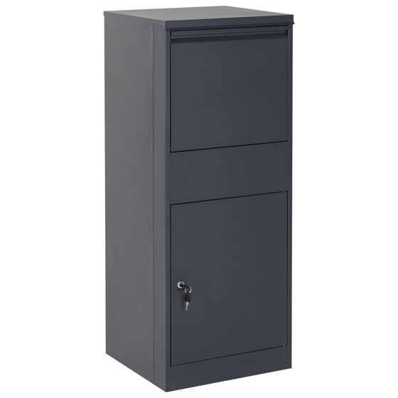 Pakettilaatikko OTRANTO 42 cm 39 cm Metalli Grafiitinharmaa