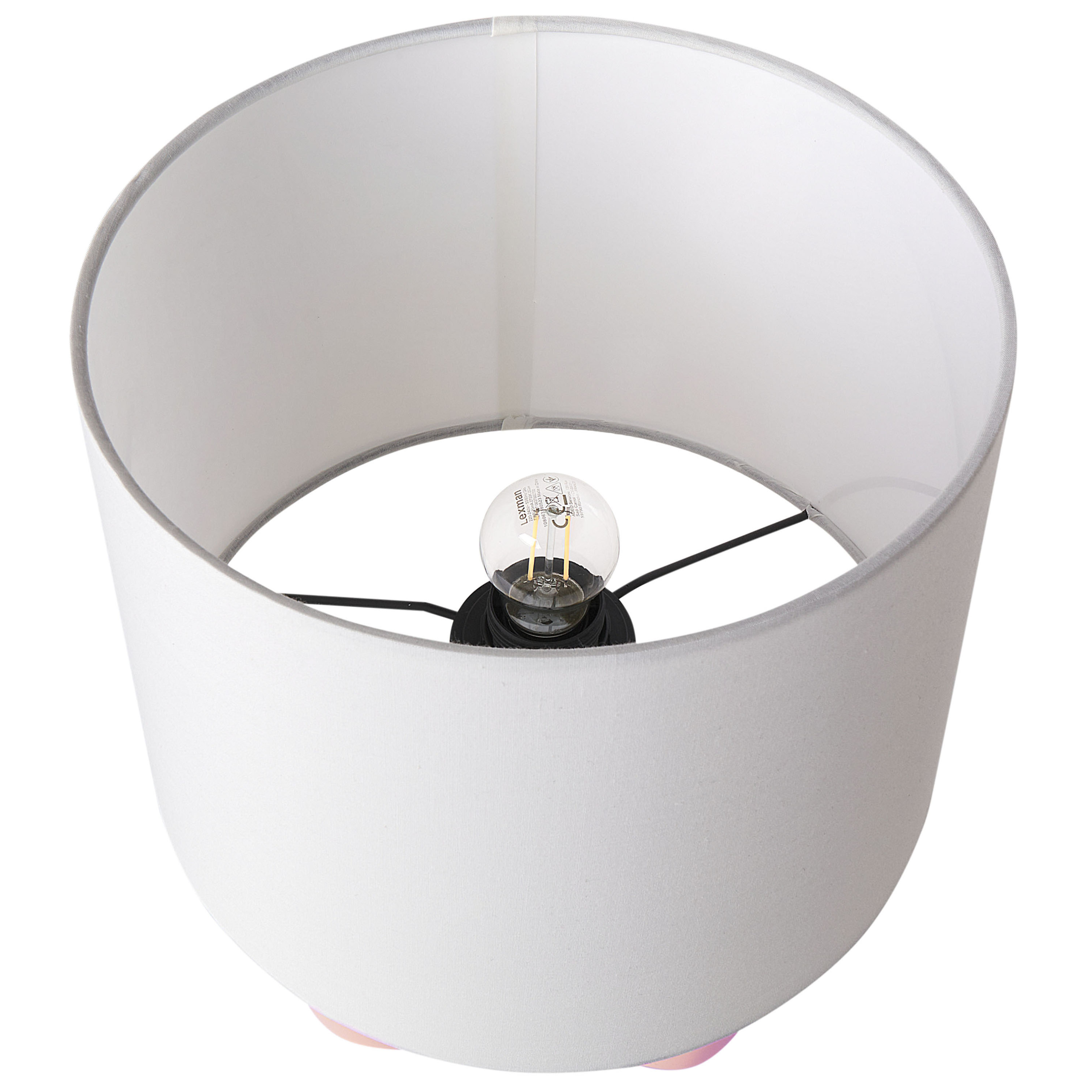 Pöytävalaisin ABBIE keramiikka Vaaleanpunainen