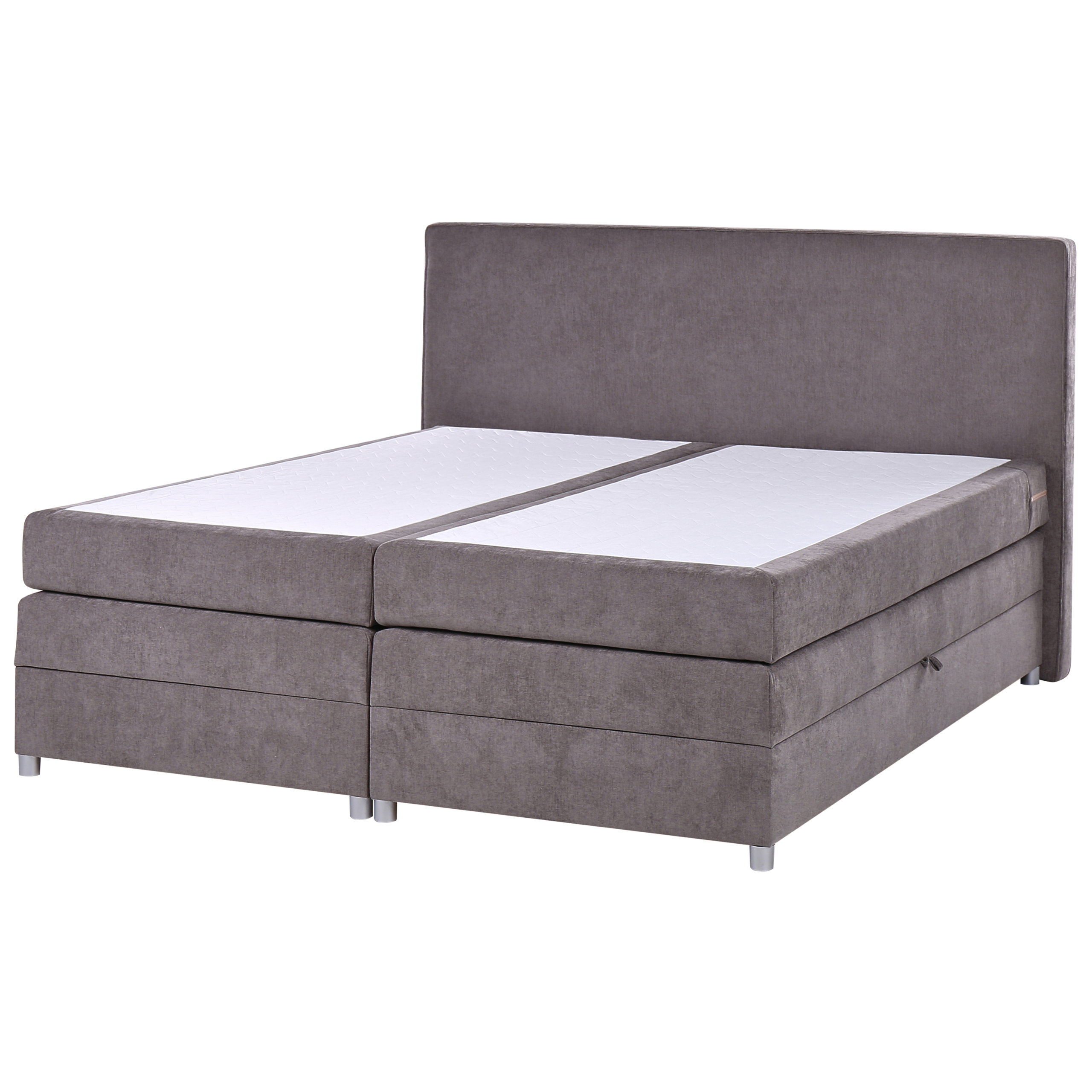 Jenkkisänky säilytystilalla kangas MINISTER 180 x 200 cm Ruskeanharmaa