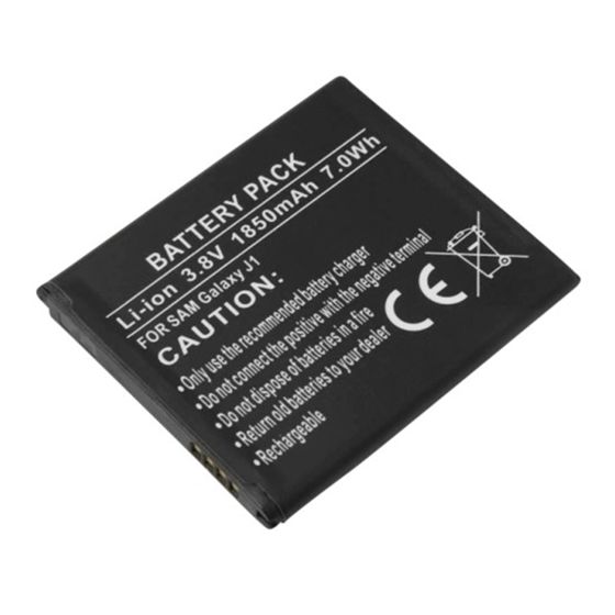 Akku Samsung Galaxy J1 Li-ion 3.8V 1850mAh 7Wh
