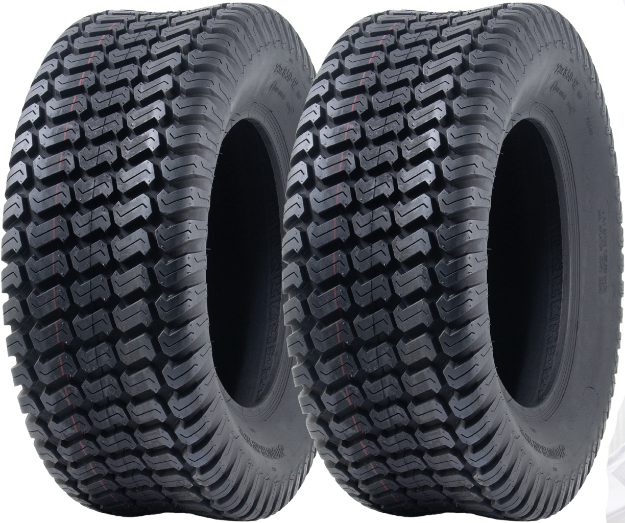 23x8,50-12 ruohonleikkurin rengas, 4-kerroksinen, nurmikko, P332, Wanda Road, sallittu kuormitus 500 kg (2 kpl:n sarja)