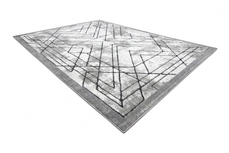 Matto moderni COZY Tico, geometrinen - harmaa 140x190 cm