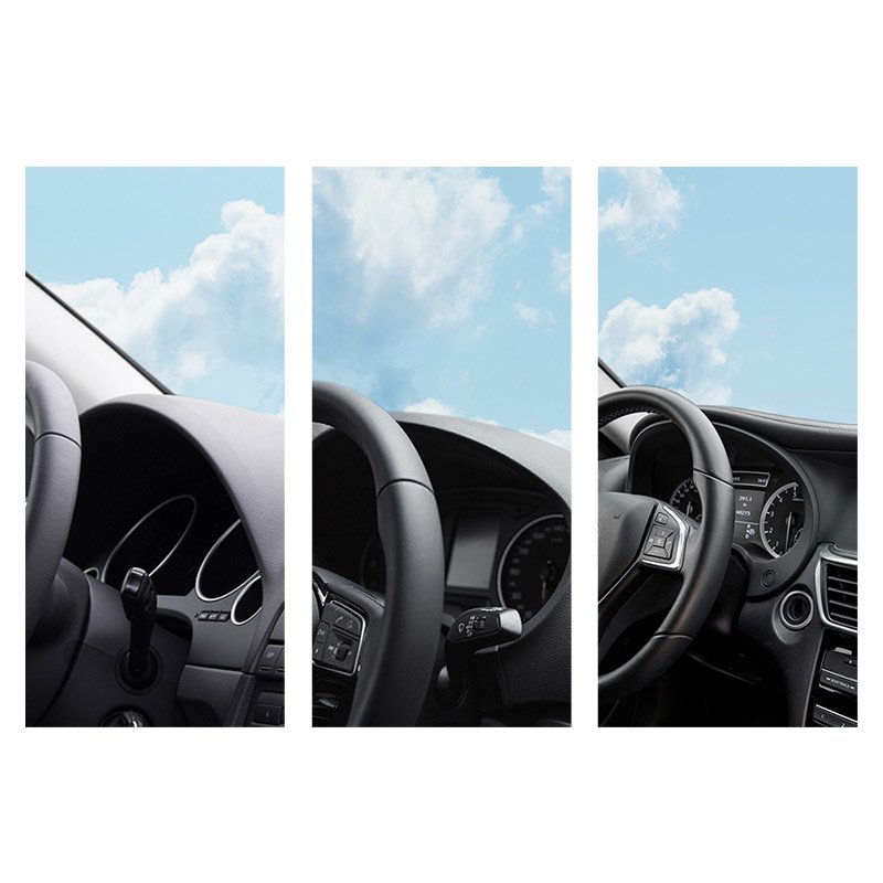 Auton puhelinpidike, kojelaudan pidike, musta