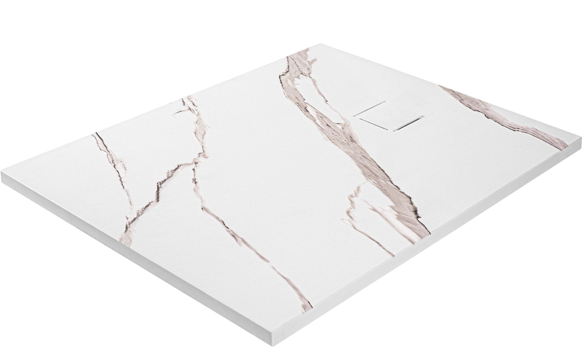 REA suihkuallas MAGNUM CARRARA 90x120 valkoinen, 120X90X2,5CM