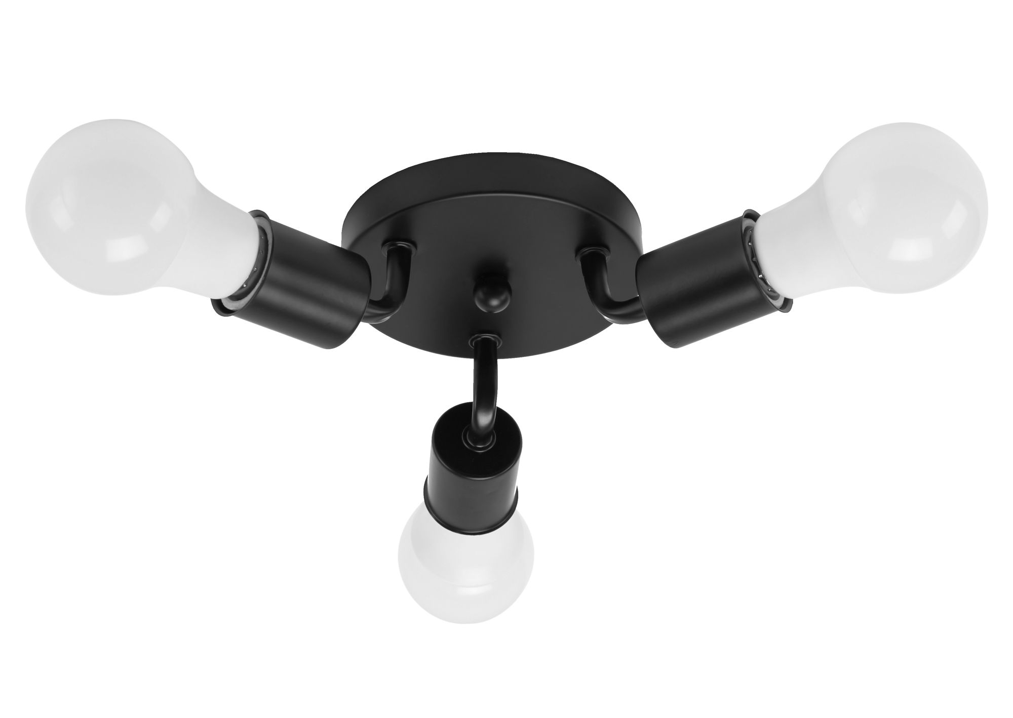 TOOLIGHT kattovalaisin APP701-3C musta, 20x20x8cm