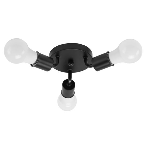 TOOLIGHT kattovalaisin APP701-3C musta, 20x20x8cm