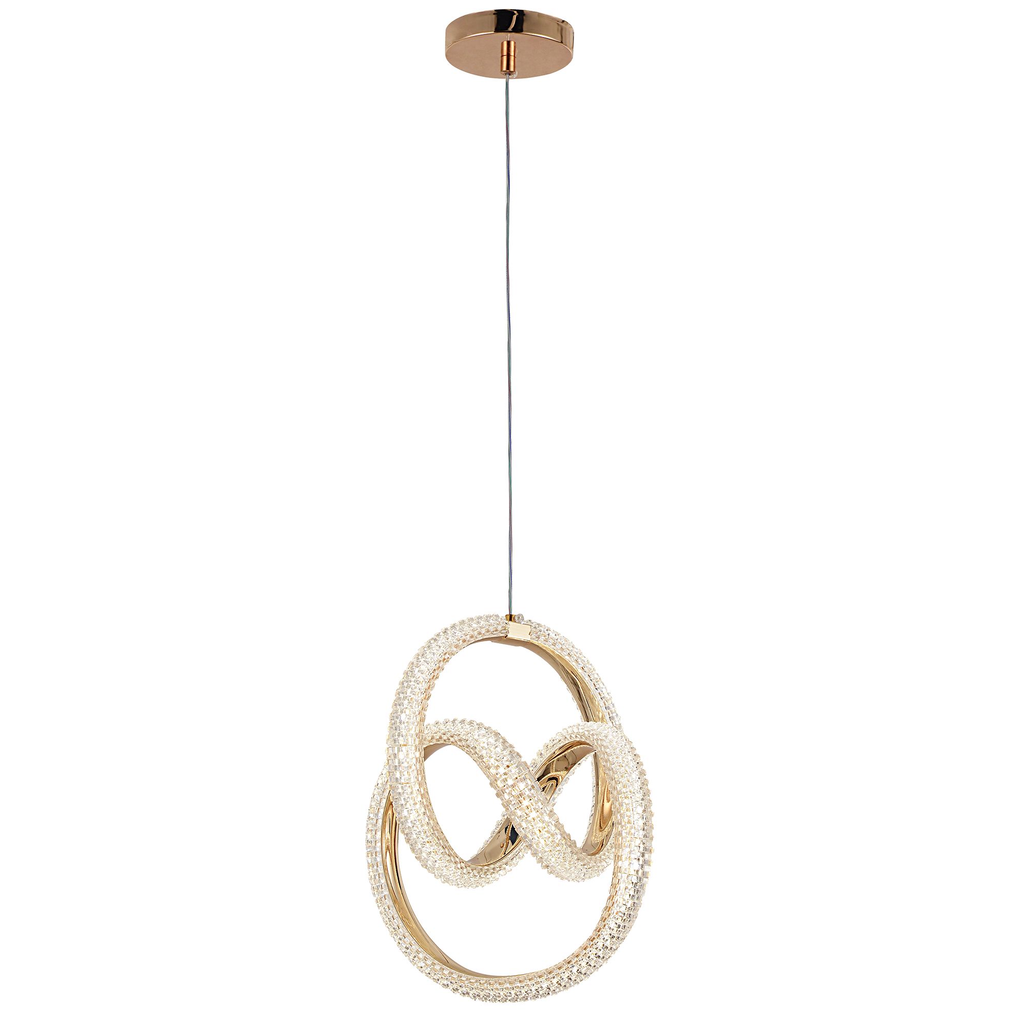 TOOLIGHT riippuva kattovalaisin G068-CP kulta, 131,5x22x29cm