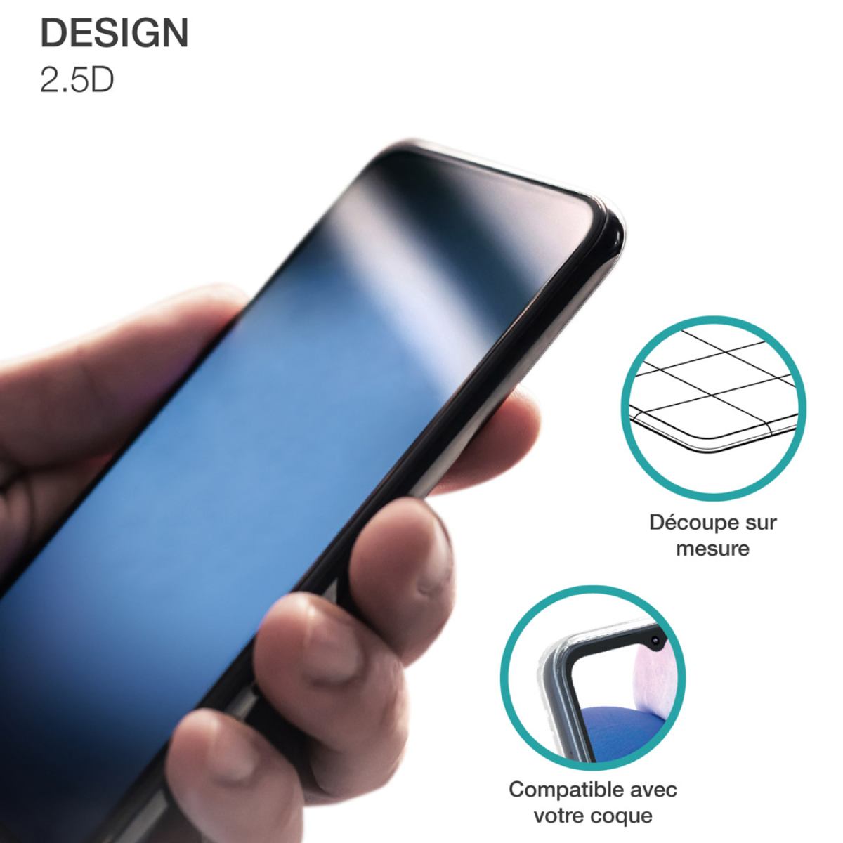 Näytönsuoja Galaxy S21 FE Karkaistua Lasia 2.5D