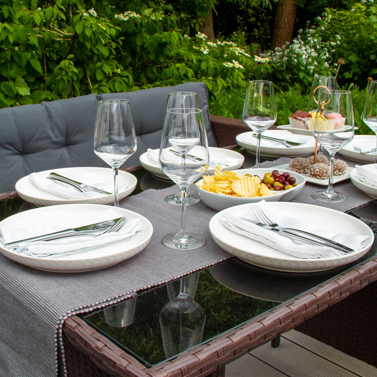 Rottinki-kulmasetti - Ruskea