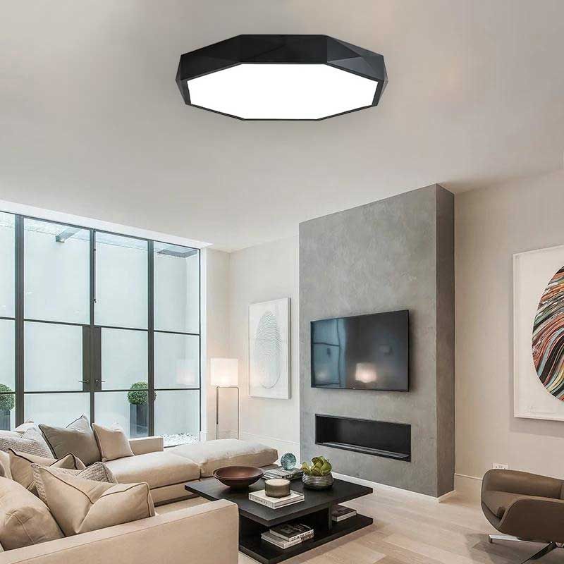 TOOLIGHT kattovalaisin APP862-C DIAMOND musta, 40x37,5x5cm