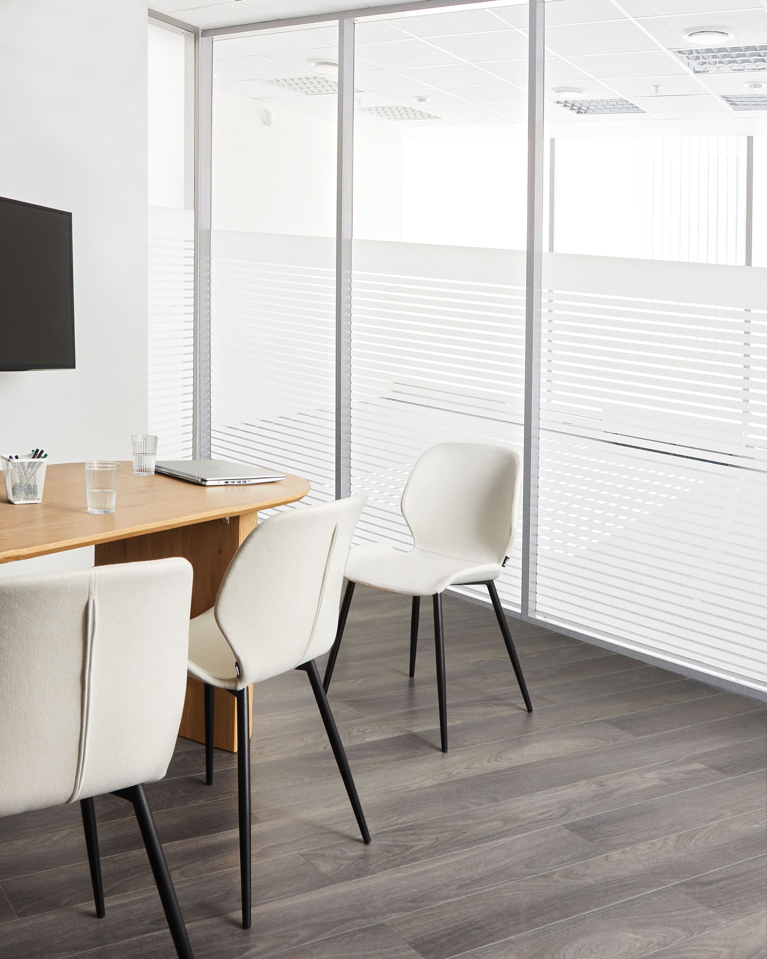 Kokoustuolisetti 2 kpl HOLLAND kangas Vaaleanbeige