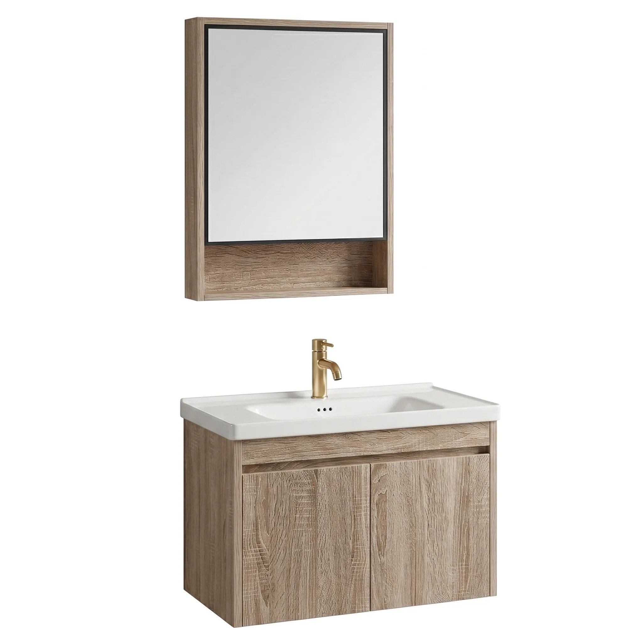REA Kylpyhuonekalustesarja Pesualtaalla Db68-60 60Cm Beige, 47,5X60,5X46Cm