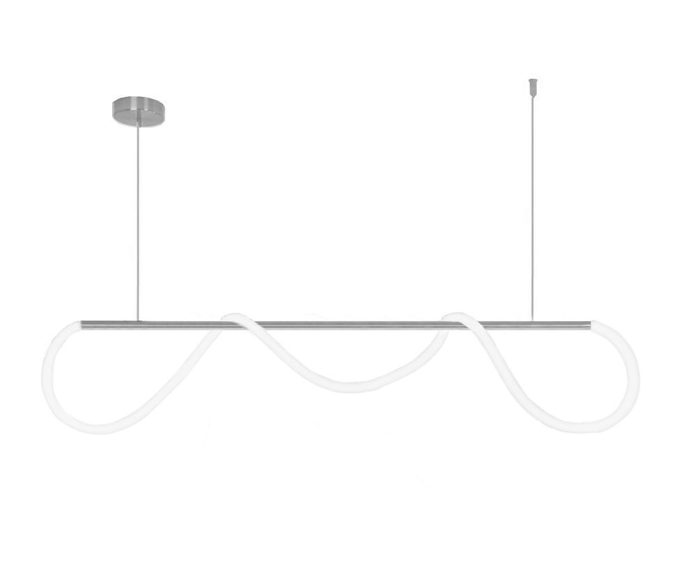 TOOLIGHT riippuvalaisin LED APP855-CP LONG Kromi, 120x120x26cm