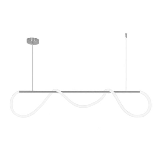 TOOLIGHT riippuvalaisin LED APP855-CP LONG Kromi, 120x120x26cm