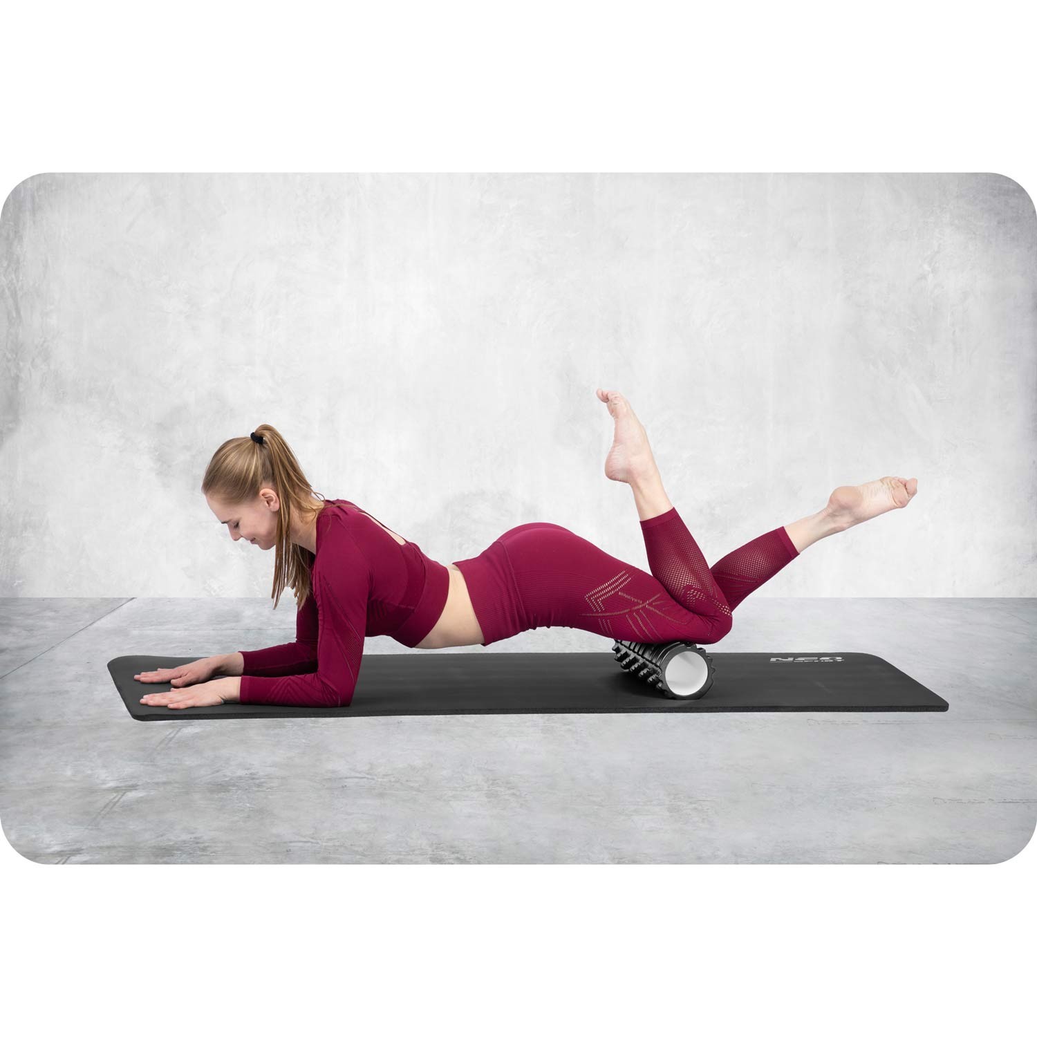 Harjoitusrulla 33x14cm NS-953 musta