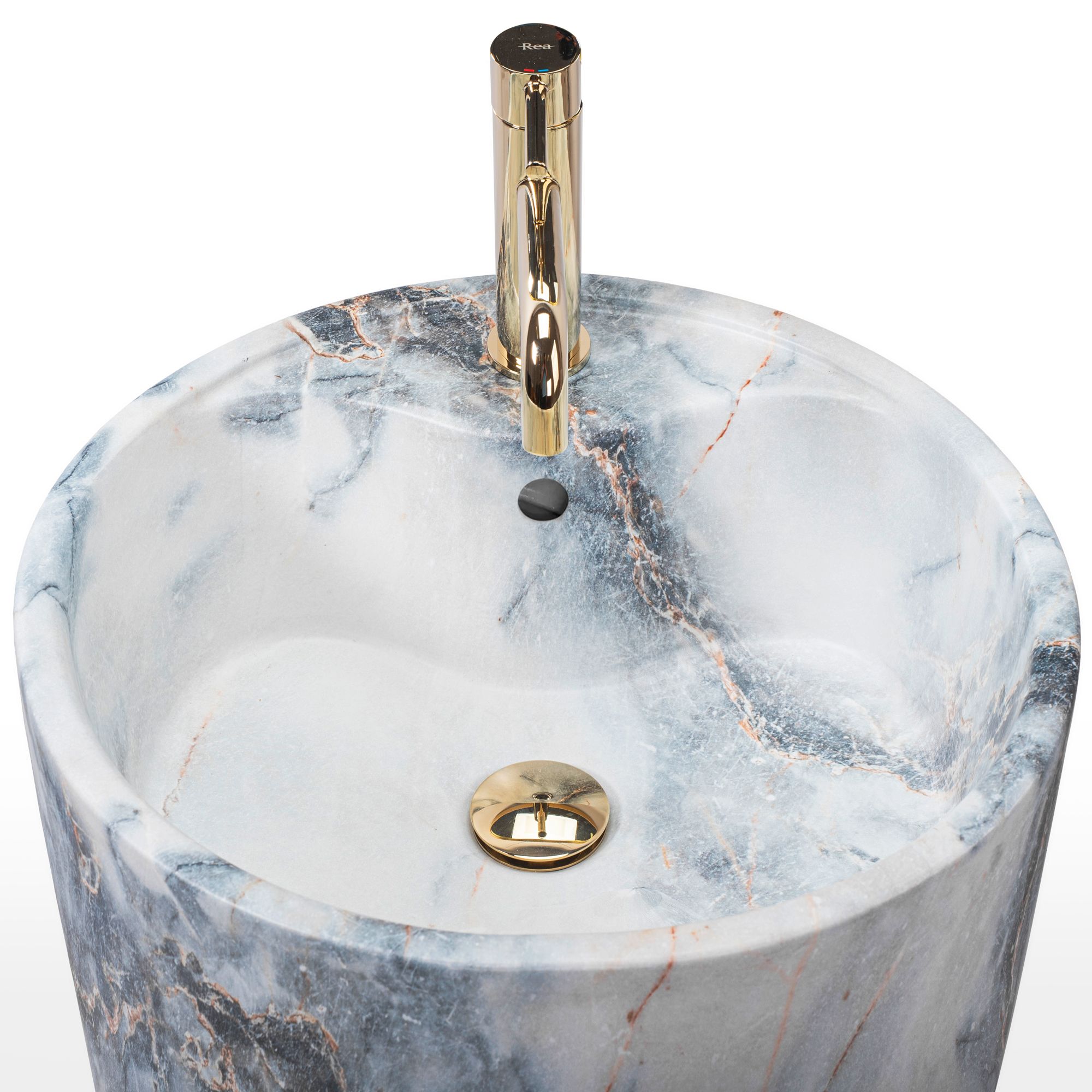 REA Vapaasti Seisova Pesuallas ANYA granit matta, 45X45X84CM