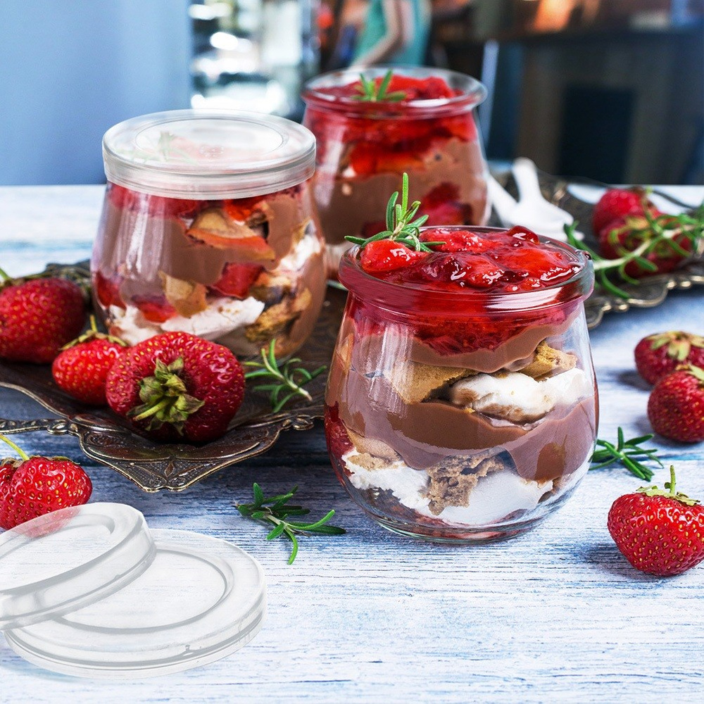 Kansi jogurttipurkkiin 5,5 cm 12 kpl.