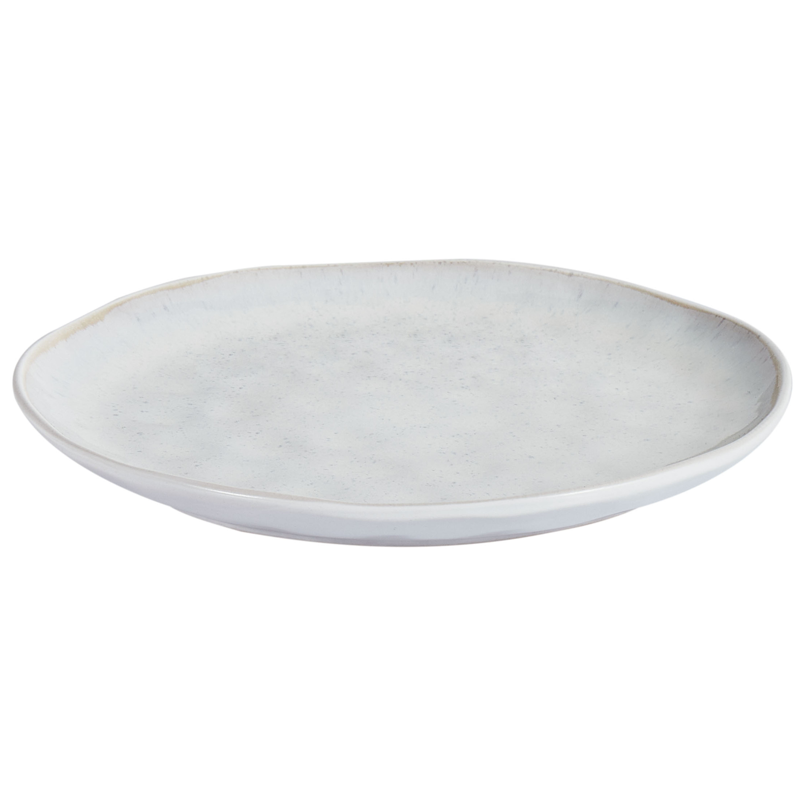 Ruokalautassetti 8 kpl SESAME Kivitavara Vaaleanharmaa 28 cm