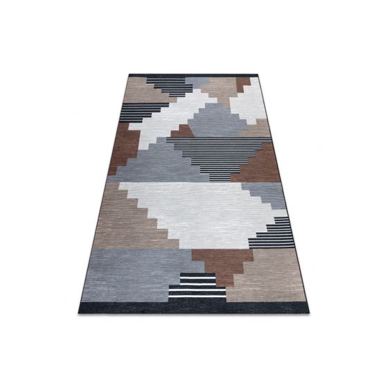 ANTIKA 126 tek matto, moderni geometrinen - beige / harmaa 120x170 cm