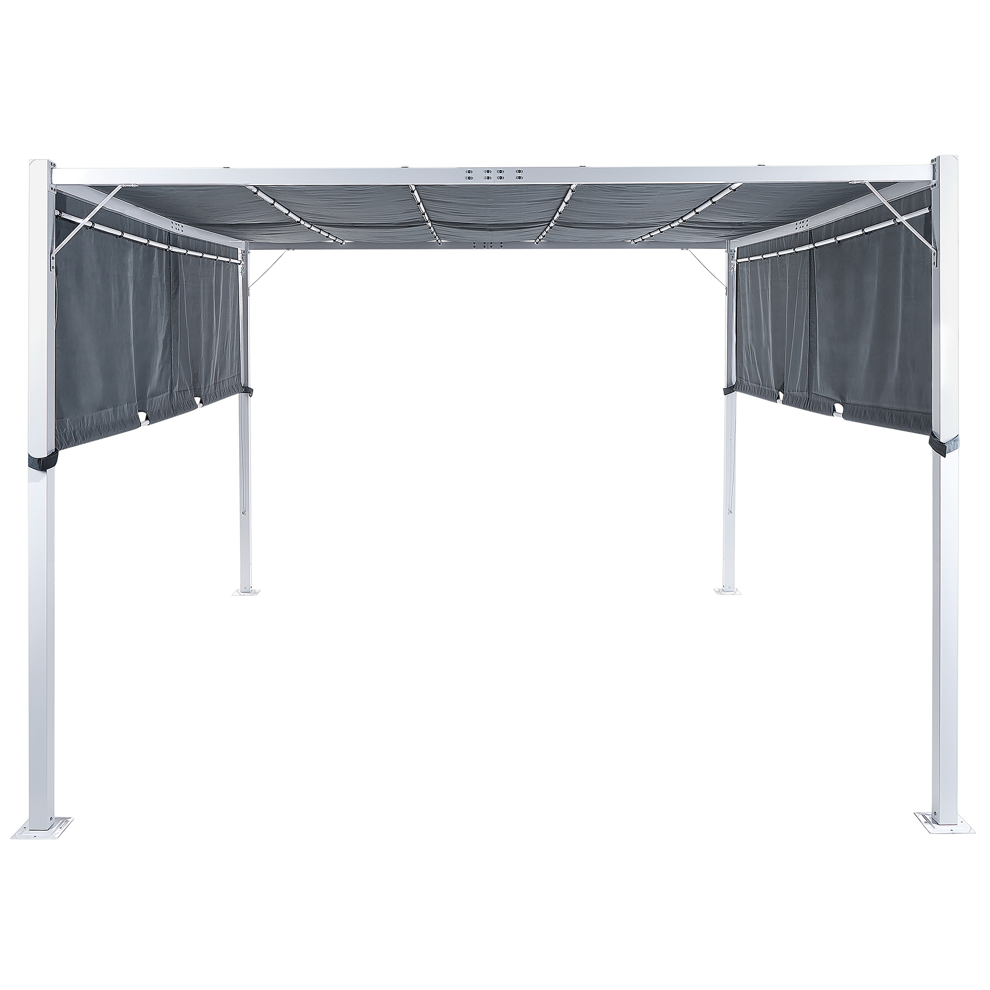 Paviljonki LED-valo PARGA 310 cm 310 cm Metalli Harmaa
