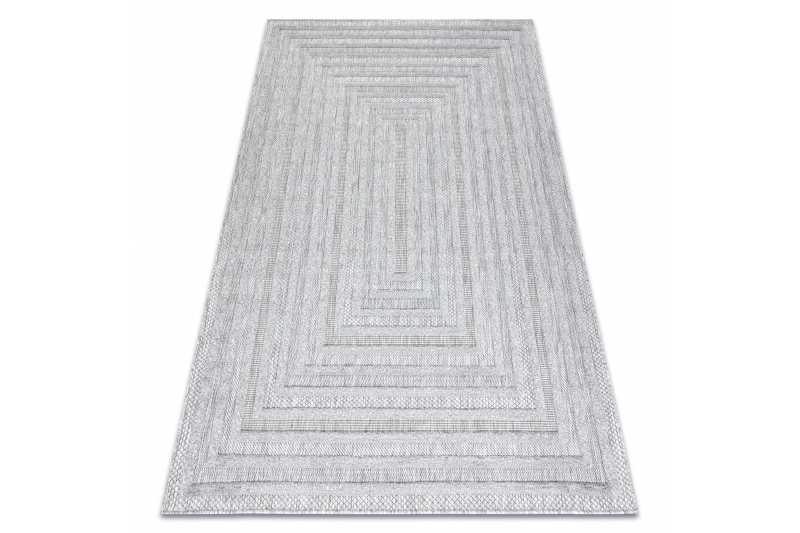 Matto SANTO STRING SIZAL 0999 geometrinen harmaa 180x270 cm