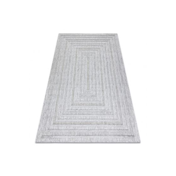 Matto SANTO STRING SIZAL 0999 geometrinen harmaa 180x270 cm