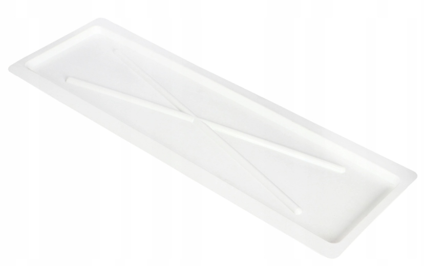 Valkoinen astiankuivausteline 75x22,5 cm