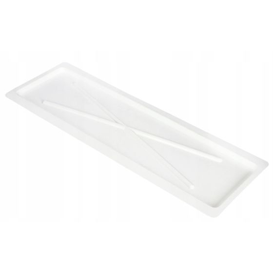 Valkoinen astiankuivausteline 75x22,5 cm