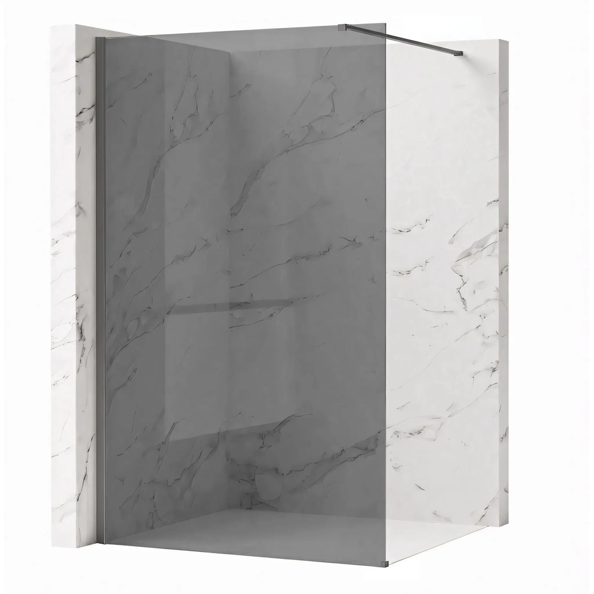 REA Suihkuseinä Flexi Grey 90 Titaani, 90X195CM
