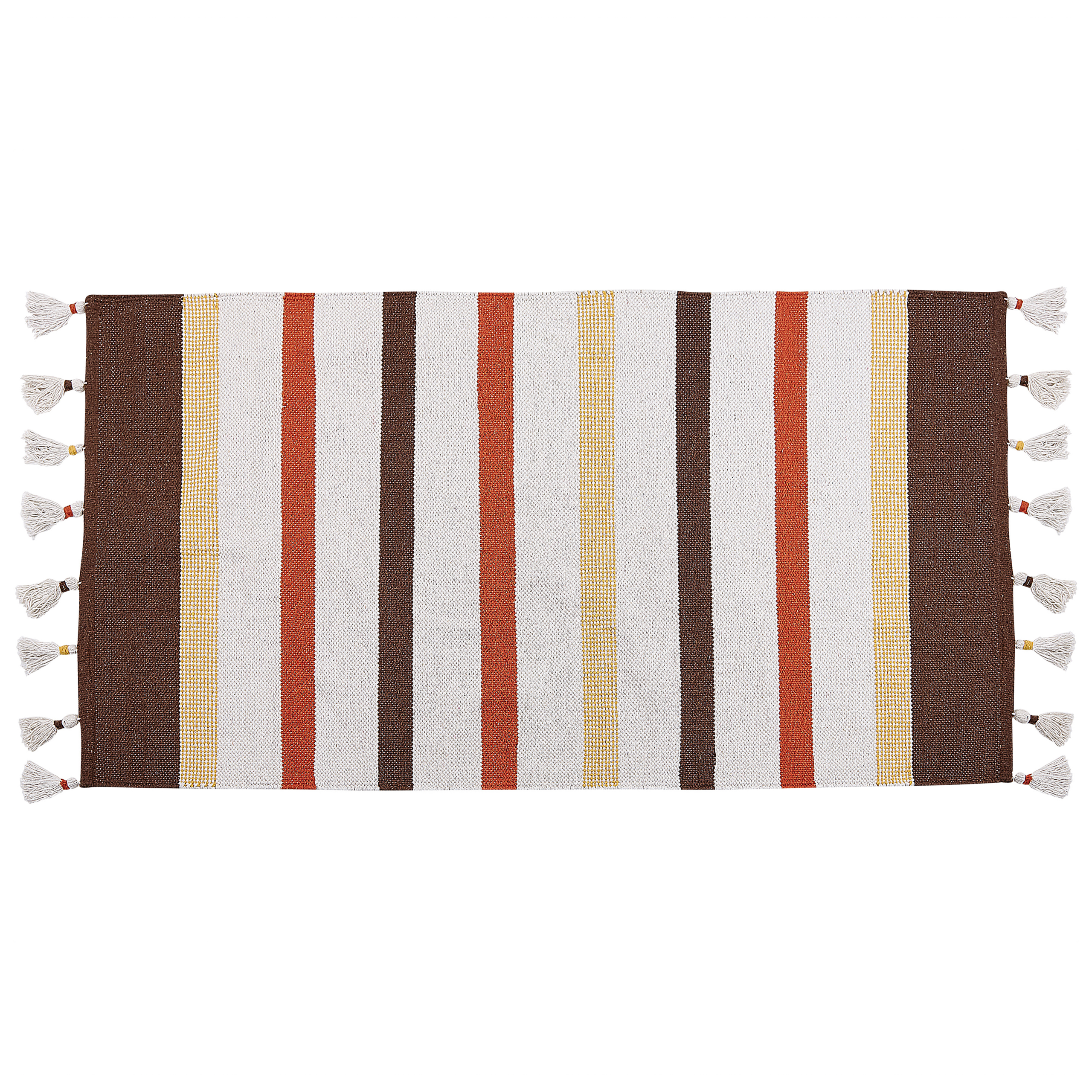 Matto HISARLI Ruskea 80 x 150 cm puuvilla