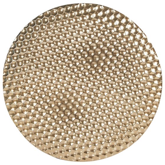 Seinäkoriste CAMARATE metalli 60 cm Kulta