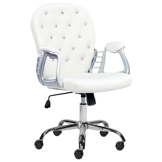 Työtuoli PRINCESS keinonahka Valkoinen